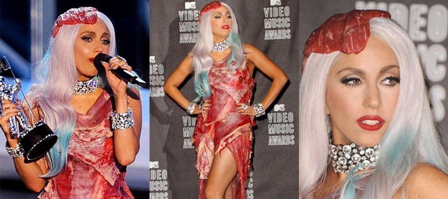 Lady GAGA : Robe viande